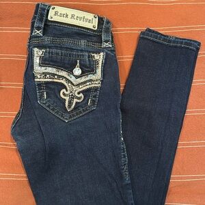 Rock Revival Betty Dark Skinny Jeans